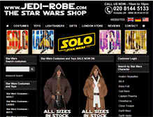 Tablet Screenshot of jedi-robe.com